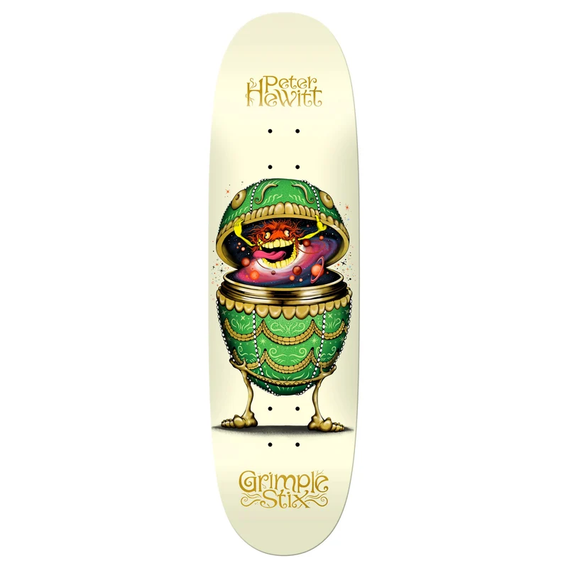 Antihero Grimple Stix Hewitt Fabrage Egg Skateboard Deck 8.75