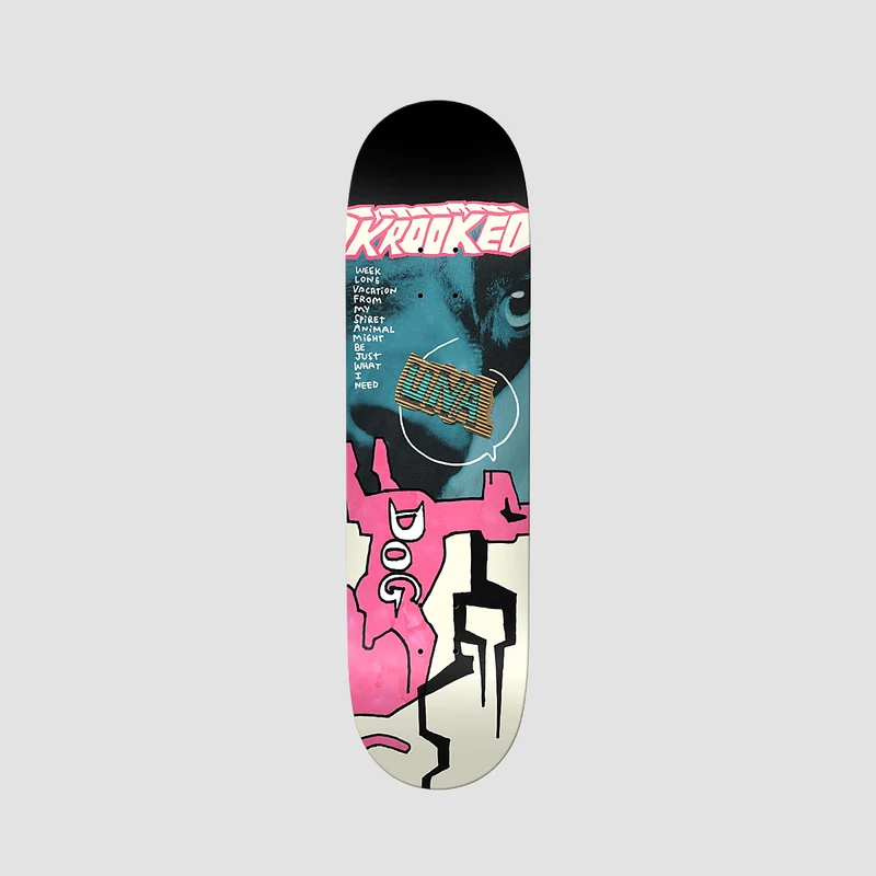 Krooked Una Spiret Animal True Fit Skateboard Deck - 8.5" 8.50 Inches