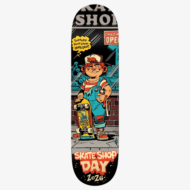 Deluxe Skate Shop Day 2026 Shop Keeper Skateboard Deck 8.25