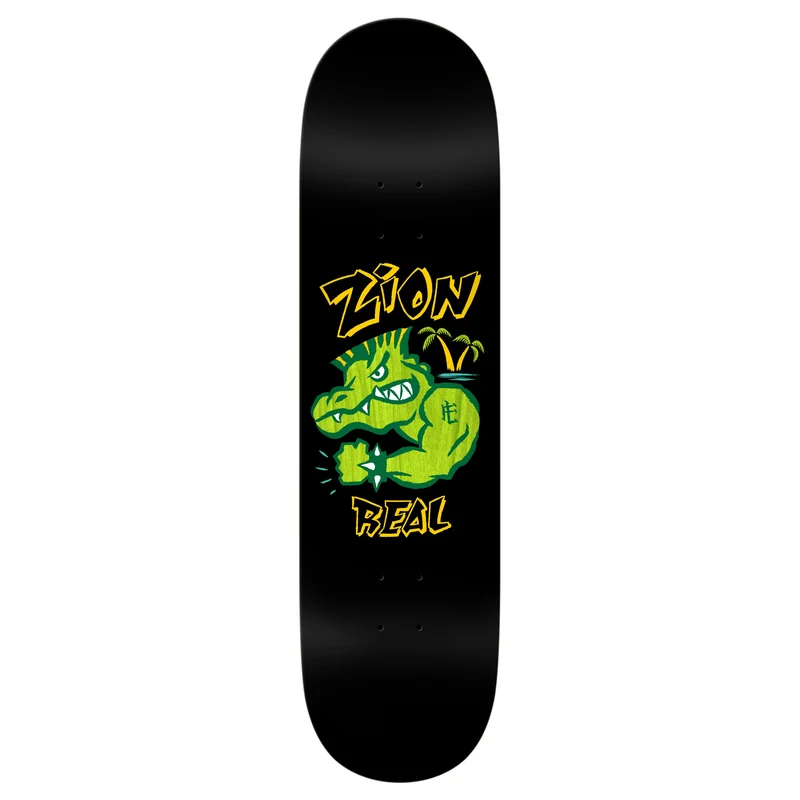 Real Zion Bad Gator Heavyweight Skateboard Deck 8.5
