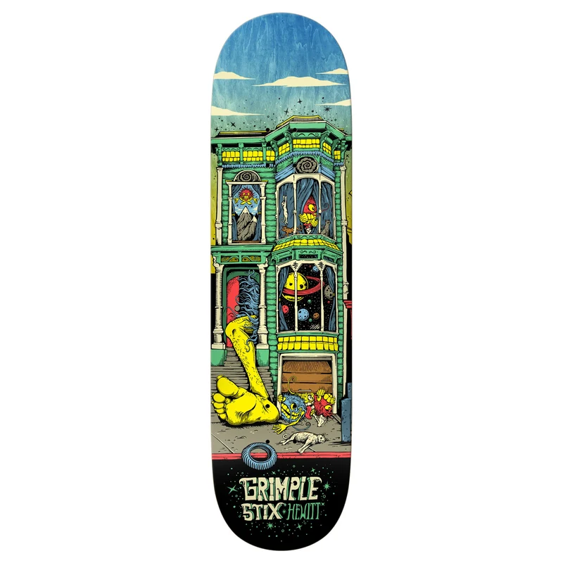 Antihero Grimple Stix Hewitt Victorian Skateboard Deck 8.5