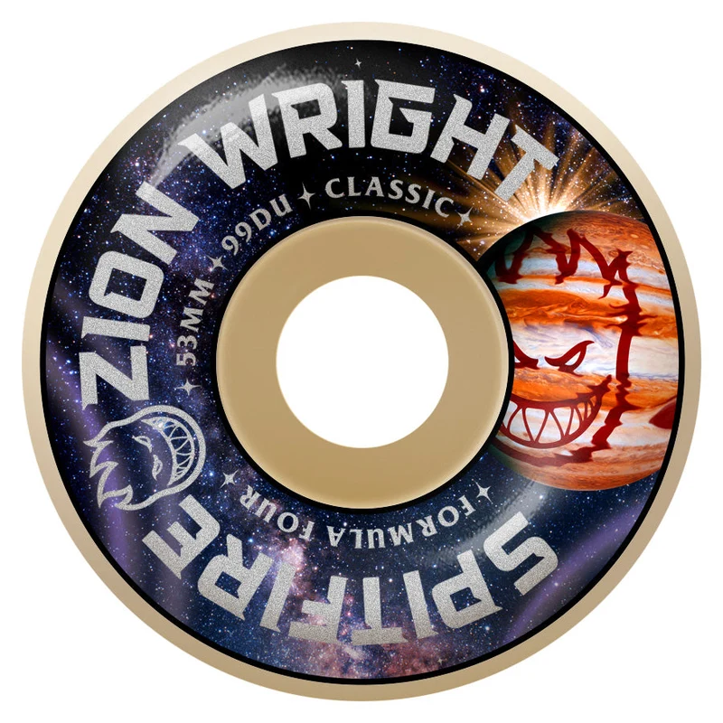 Spitfire Formula Four 99D Zion Wright Cosmic Classics Skateboard Wheels 56mm
