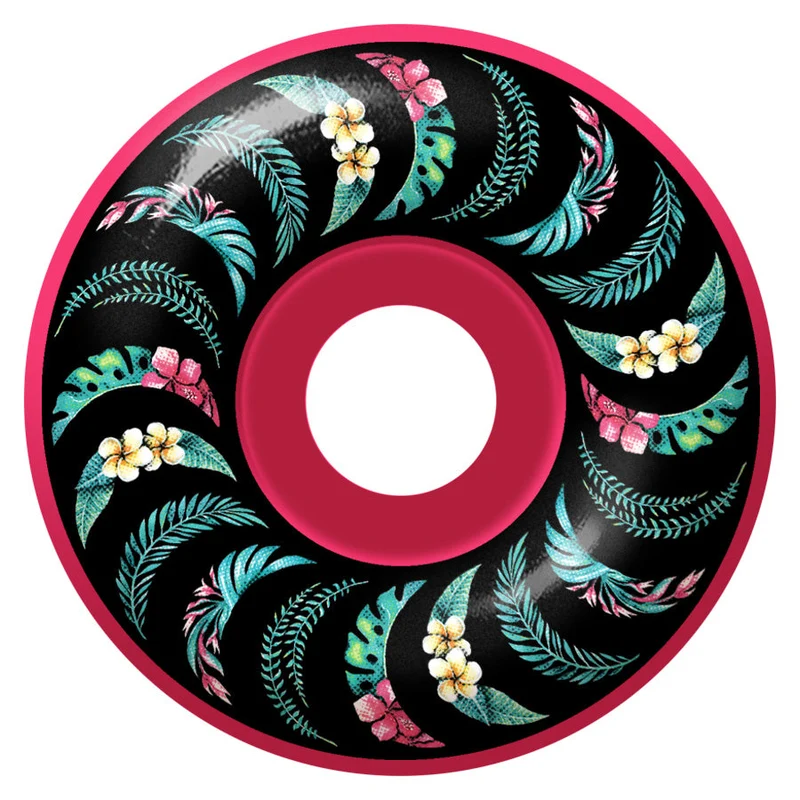 Spitfire Formula Four 99D Team Floral Classics Skateboard Wheels - Pink 52mm