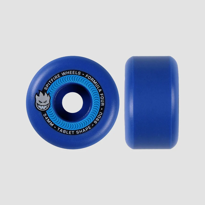 Spitfire Formula Four Tablet 99A Skateboard Wheels Ice Blue 54mm 54mm