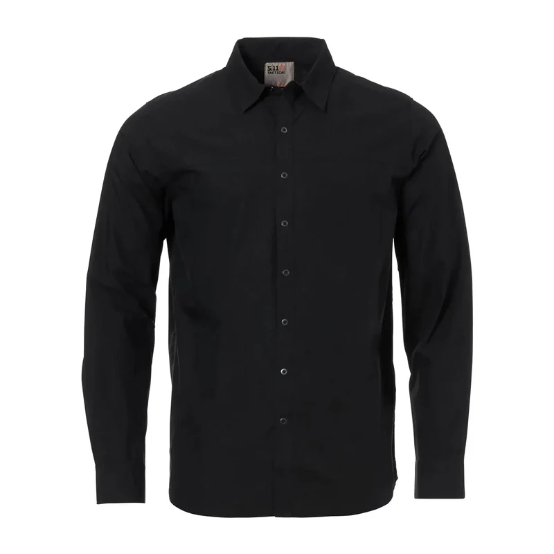 Shirt Igor Solid Longsleeve Shirt Black / XXL