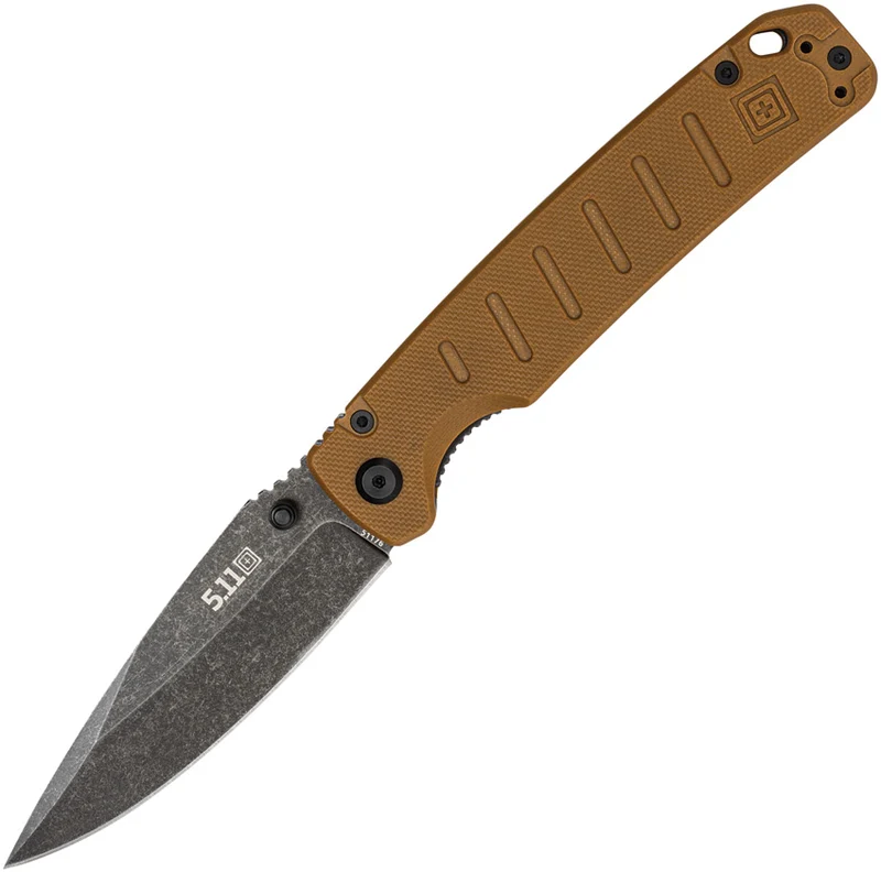 Couteau pliant 5.11 Tactical Braddock acier D2 lame drop point 89 mm Kangaroo
