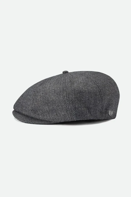 Brixton Mens Brood Snap Cap - Grey/Black Grey/Black / L