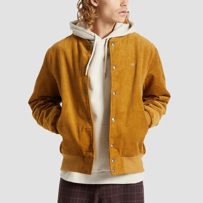 Brixton Dillinger Bomber Jacket Medal Bronze X-Large / Medal Bronze