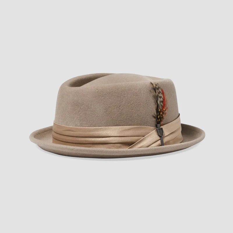 Brixton Stout Pork Pie Hat Safari X-Small / Safari