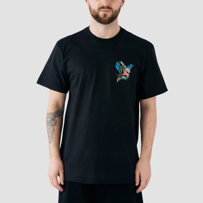Brixton Loro T-Shirt Black Medium / Black