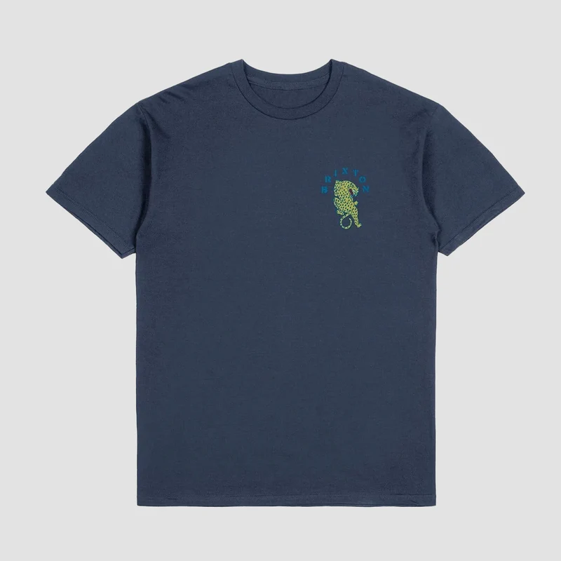 Brixton Seeks T-Shirt Washed Navy Medium / Washed Navy