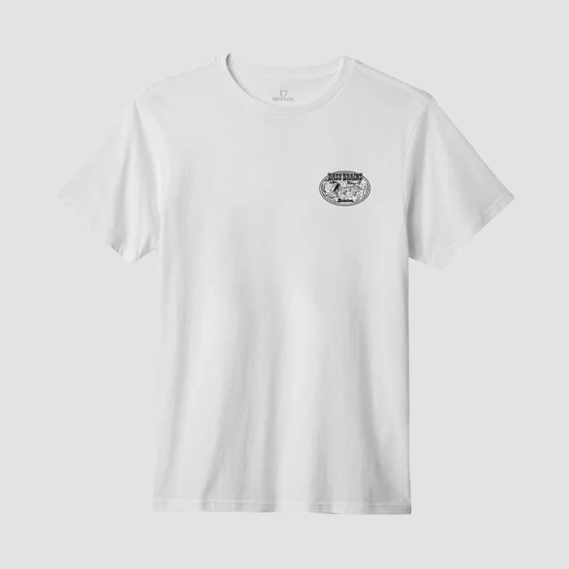 Brixton Bass Brains Swim T-Shirt White/Black XX-Large / White/Black