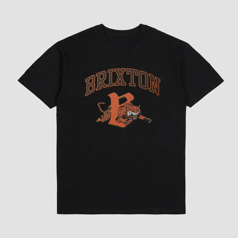 Brixton Tiger T-Shirt Black Worn Wash X-Large / Black Worn Wash