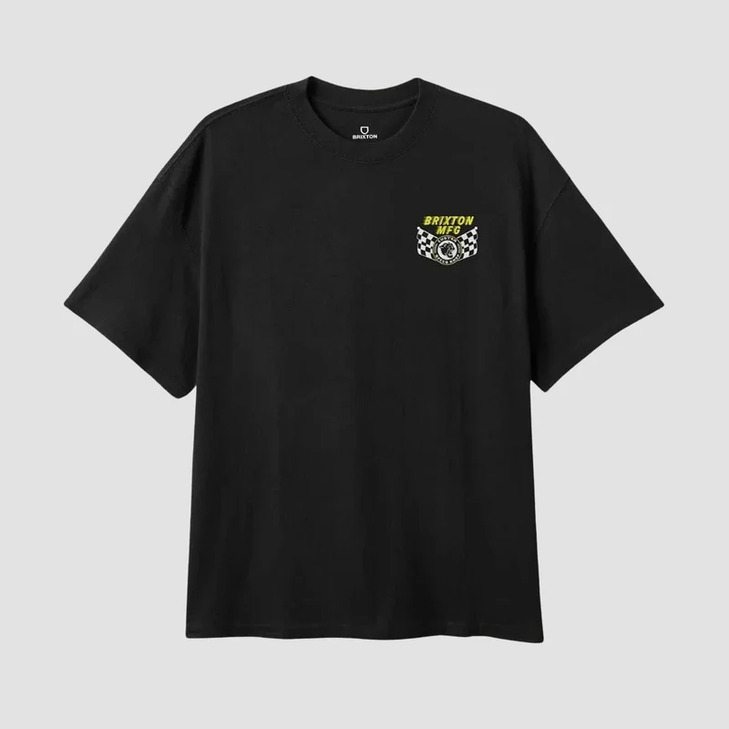 Brixton Dunbar T-Shirt Black XX-Large / Black