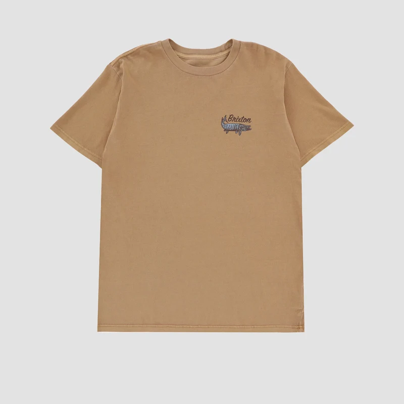 Brixton Muskie T-Shirt Dijon Worn Wash Large / Dijon Worn Wash