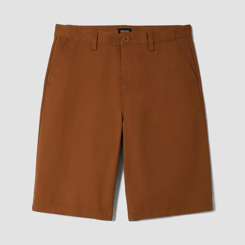 Brixton Choice Chino Baggy Shorts Washed Copper 34" Waist / Washed Copper