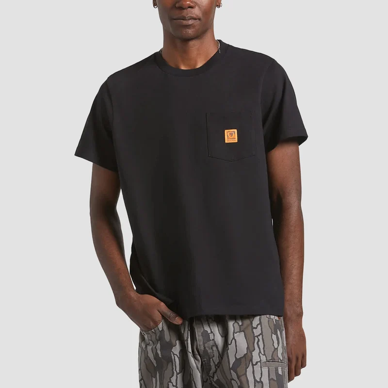 Brixton Union HW Boxy Pocket T-Shirt Black X-Large / Black