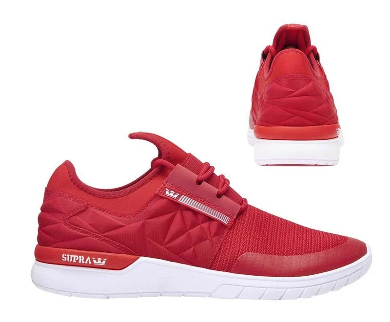 Supra Flow Run Evo Mens Red Running Shoes 7.5