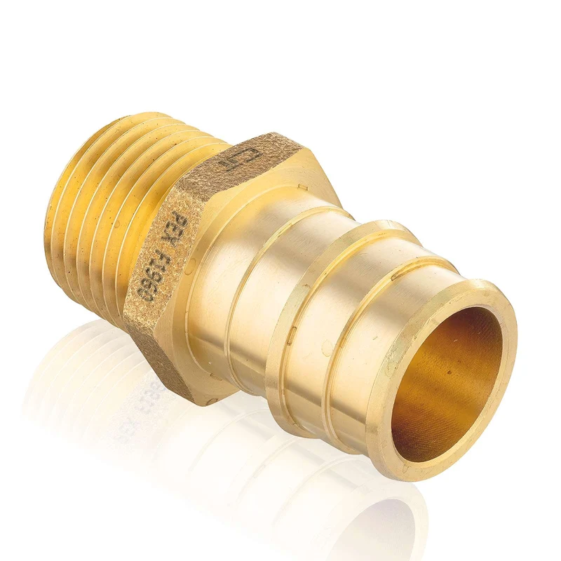 PEX A Full Flow Expansion Adapter x Male Threaded F1960 Adapter (Lead Free) - Pick Size to Add 1" PEX x 3/4" Male NPT / 1