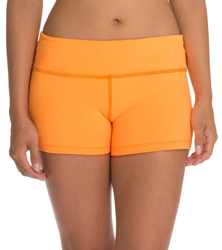 Beyond Yoga Short and Sweet Bright Papaya / M