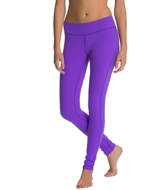 Beyond Yoga Women's Side Panel Long Yoga Leggings Electric Violet / S