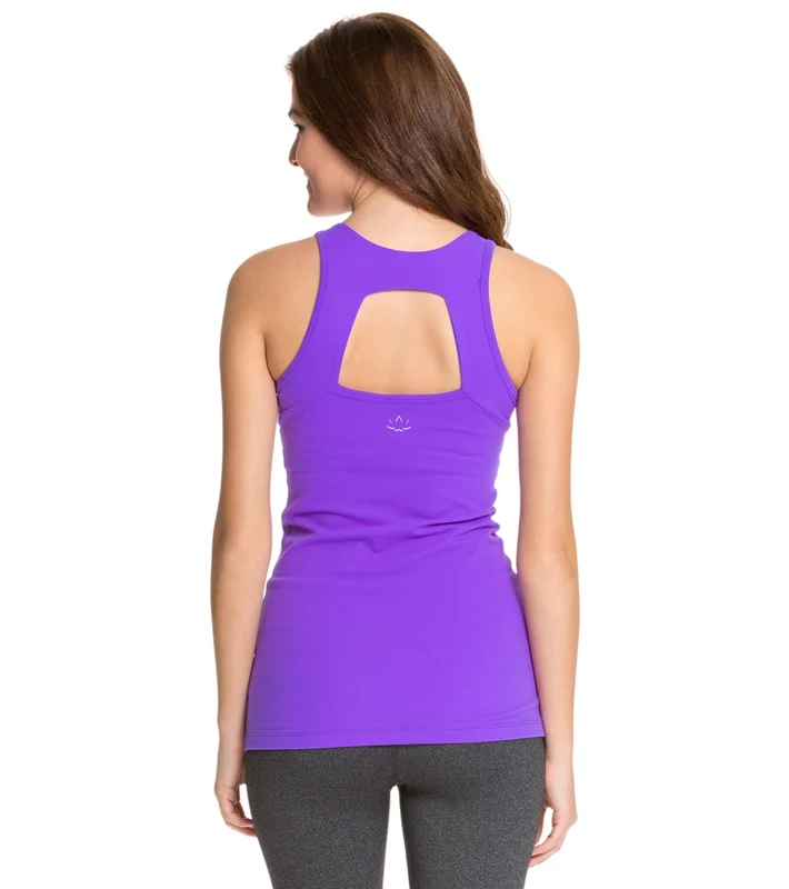 Beyond Yoga Long and Lean Tank Top Electric Violet / L