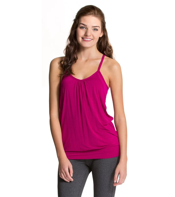 Beyond Yoga Practice Makes Perfect Jersey Cami Sangria / L