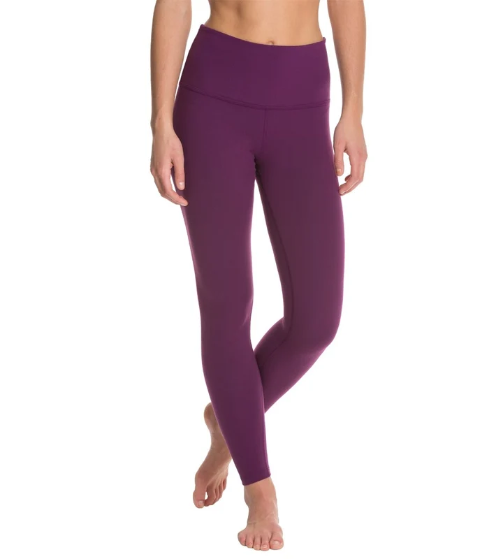 Beyond Yoga Take Me Higher Long Yoga Leggings Wild Plum / XL