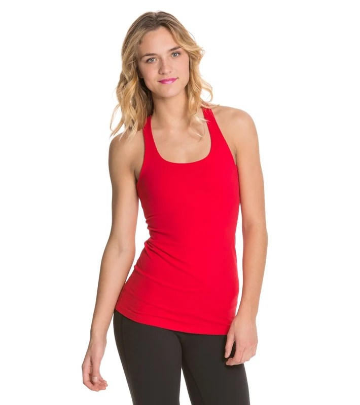 Beyond Yoga Long Racerback Cami Crimson Red / XS