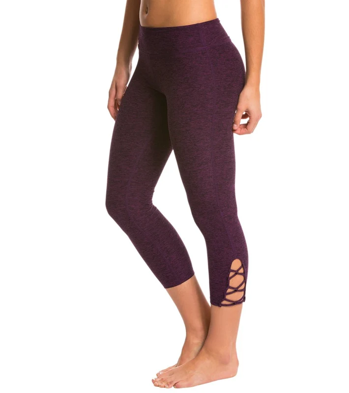 Beyond Yoga Spacedye Interloop Legging Black-Imperial Violet / M