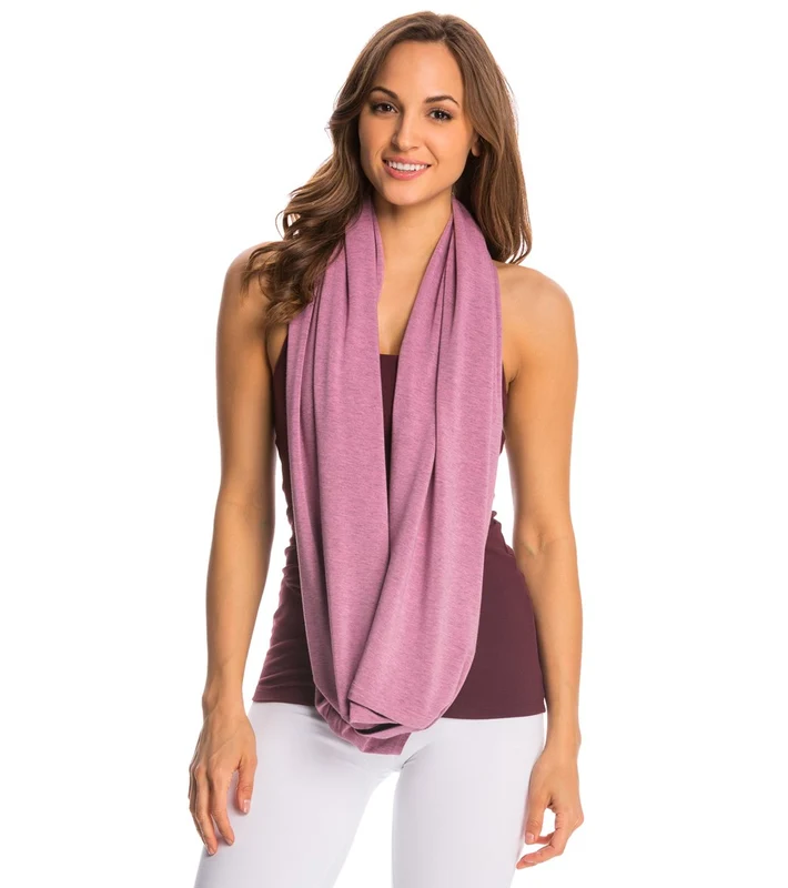 Beyond Yoga Modal Baby Terry Snap Yoga Scarf Desert Rose / OS