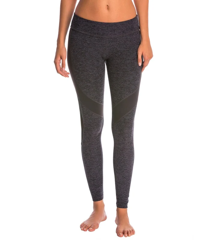 Beyond Yoga Spacedye Moonstruck Mesh Yoga Leggings Black-Steel / M