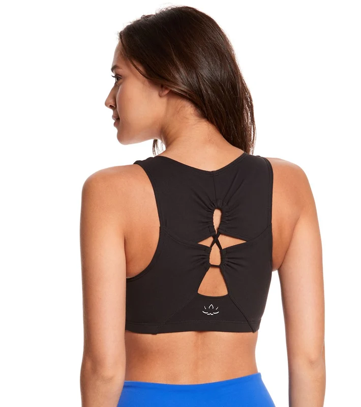 Beyond Yoga Infinity Looped Yoga Sports Bra Black / XL