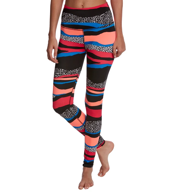 Beyond Yoga Lux Print High Waisted Long Leggings Sand Dunes / XS