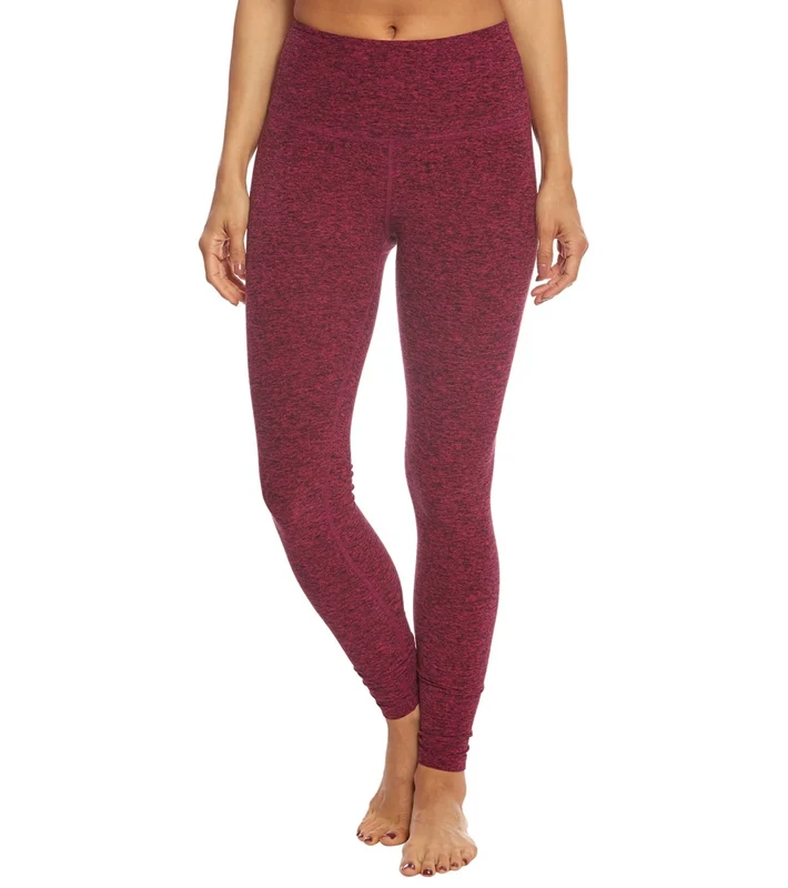 Beyond Yoga Spacedye High Waisted Long Yoga Leggings Black-Plumberry / L