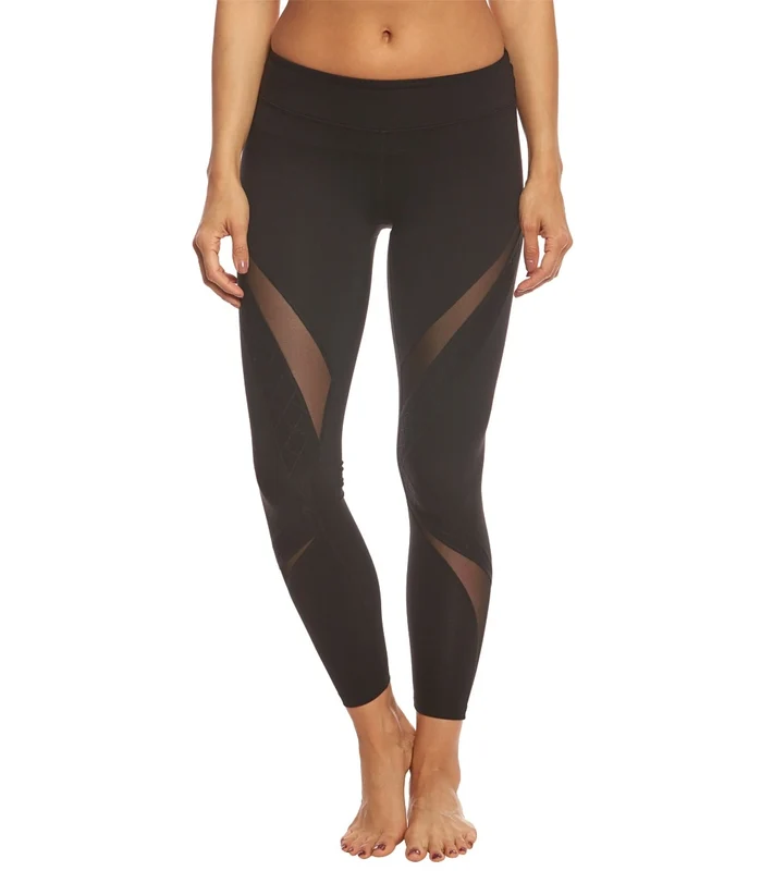 Beyond Yoga Quilt Ahead 7/8 Yoga Leggings Jet Black / M