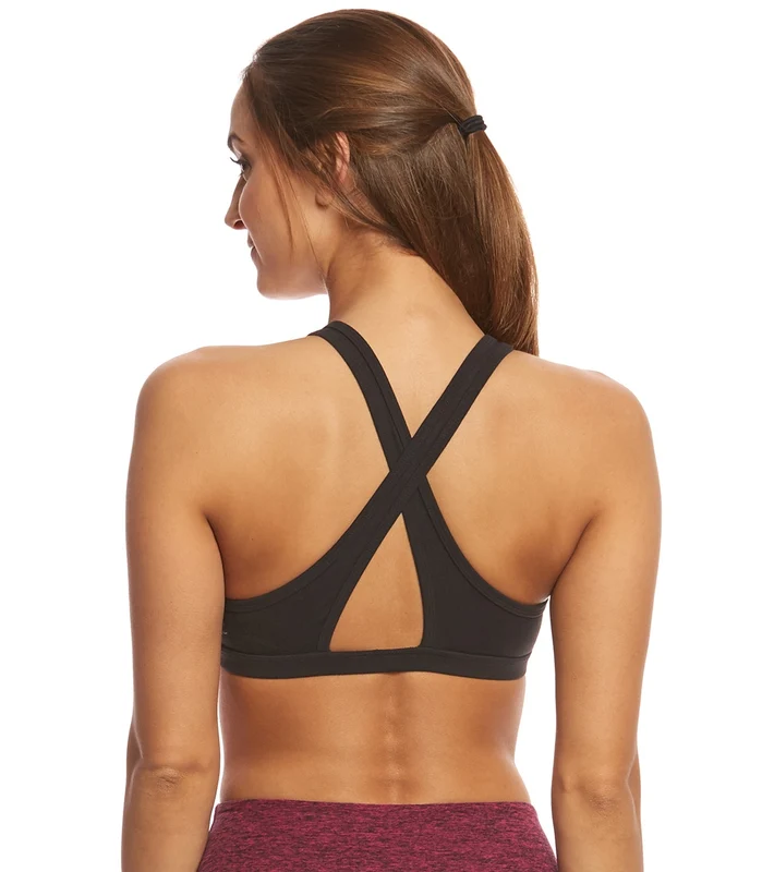Beyond Yoga Studio Yoga Sports Bra Jet Black / L