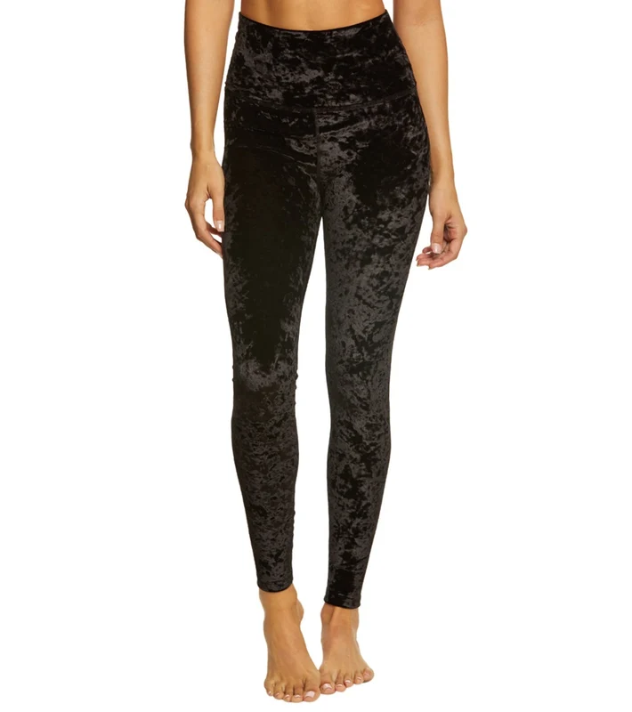 Beyond Yoga Crushed Velvet High Waist Yoga Leggings Black / M
