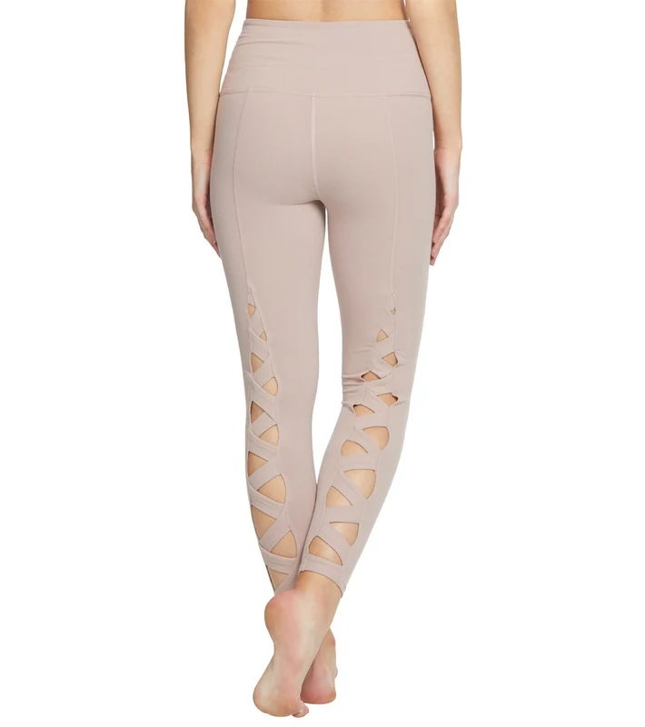 Beyond Yoga Live On High Waisted 7/8 Yoga Leggings Brazen Blush / L