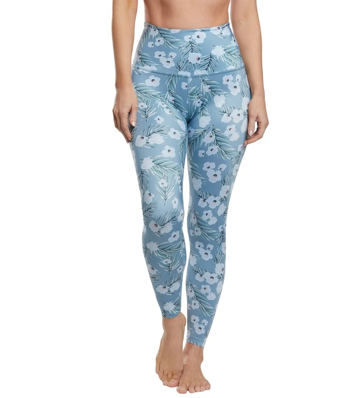 Beyond Yoga Lux High Waisted 7/8 Yoga Leggings Sky Blossoms / L