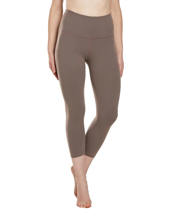 Beyond Yoga High Waisted Yoga Capris Terra Leather / XL