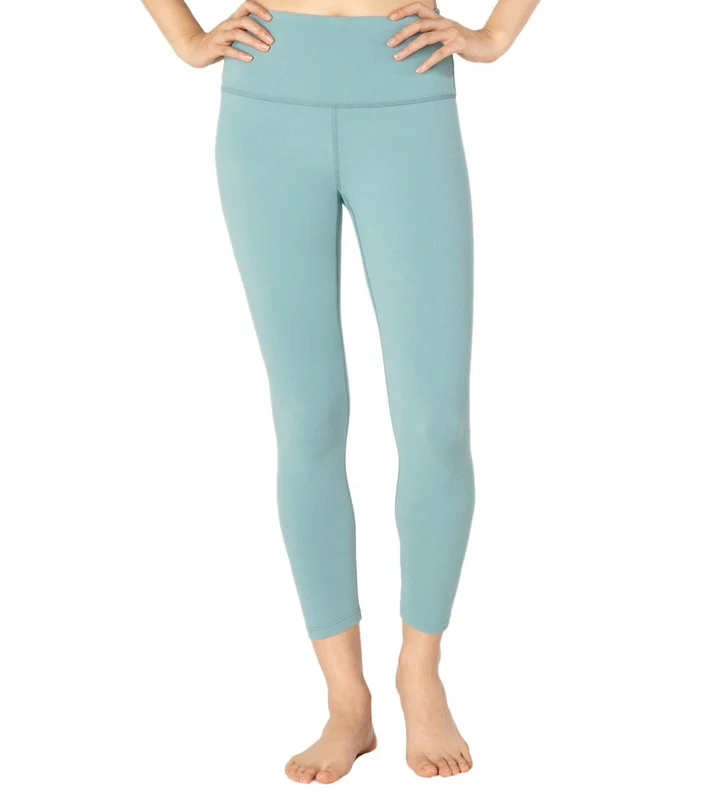 Beyond Yoga Supplex Caught in the Midi High Waisted Leggings True Teal / XS