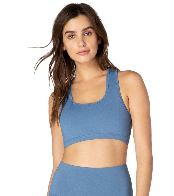 Beyond Yoga Sportflex Work It Out Yoga Sports Bra Victory Blue / L