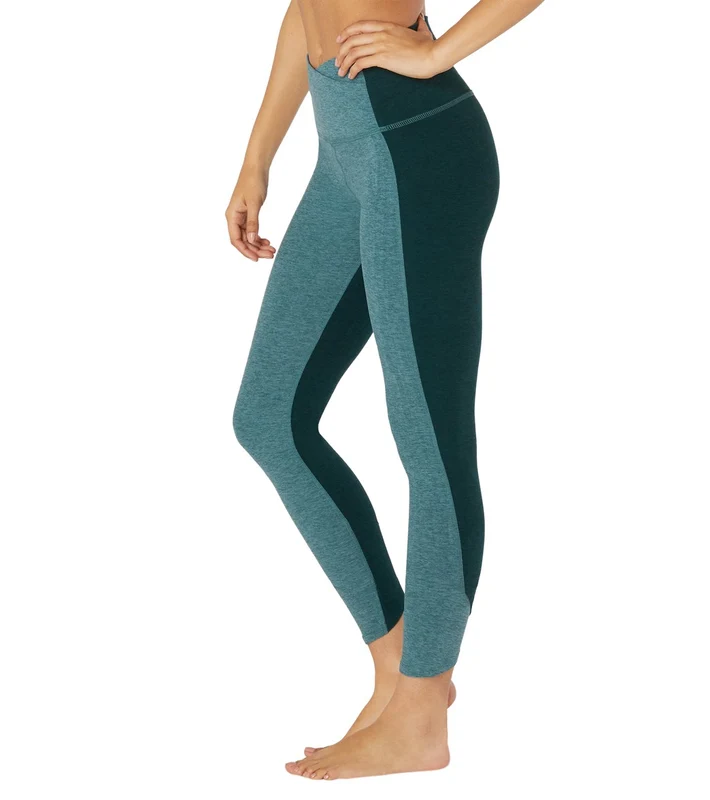 Beyond Yoga Spacedye Home Run High Waisted 7/8 Yoga Leggings Wild Sage/Deep Sage / XS