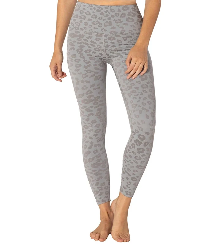 Beyond Yoga Leopard High Waisted 7/8 Yoga Leggings Gray / M