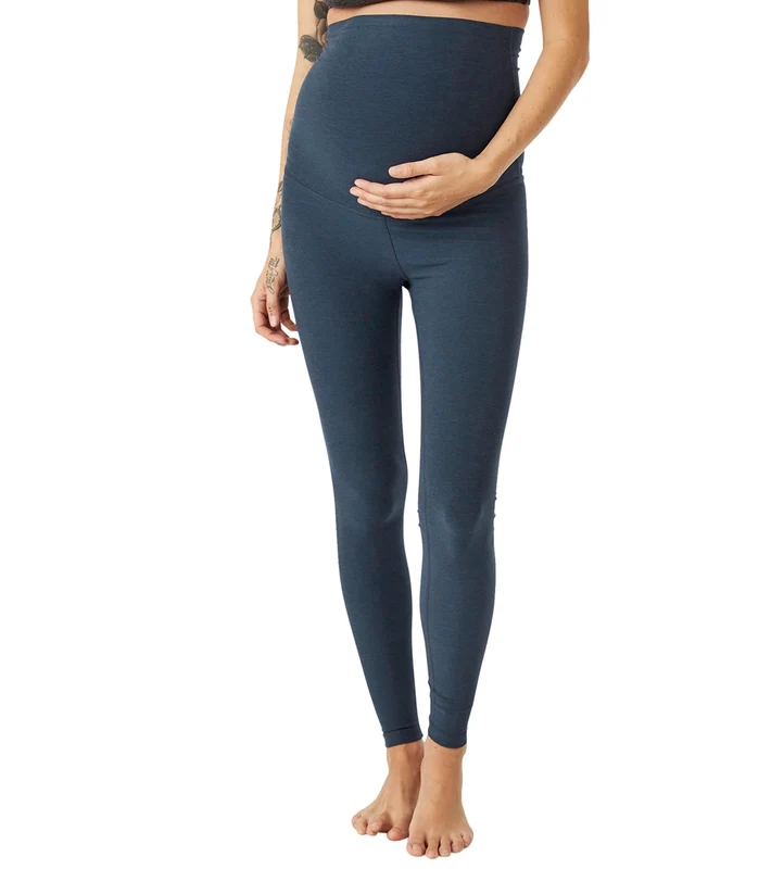 Beyond Yoga Spacedye Love the Bump Midi Maternity Leggings Nocturnal Navy / M