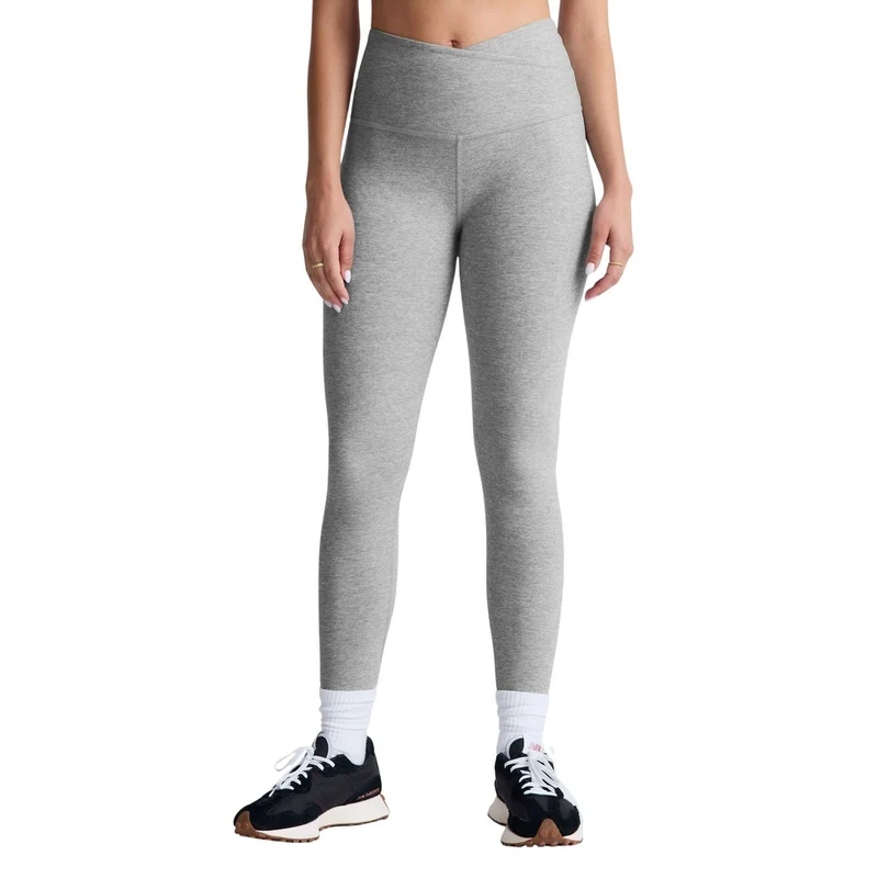 Beyond Yoga At Your Leisure High Waisted Midi Legging – Women's Silver Mist / XXS / 28”