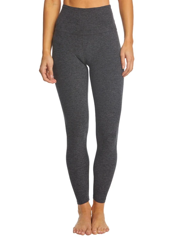 Beyond Yoga Spacedye High Waisted Caught In The Midi 7/8 Yoga Leggings Washed Denim / S