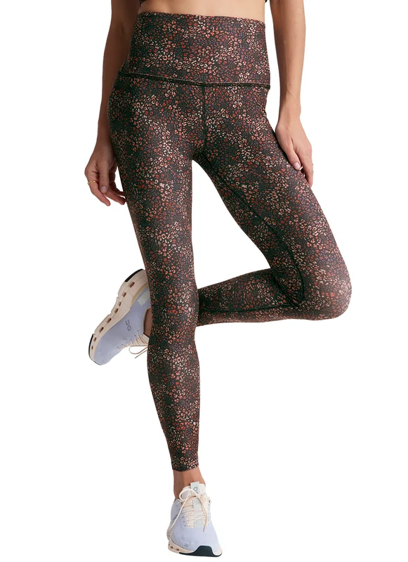 Beyond Yoga Spacedye Printed Caught In The Midi Yoga Leggings Orange Jasper Tiger / S