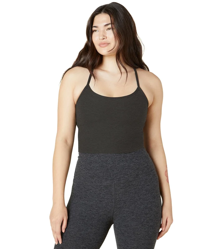 Beyond Yoga Spacedye Slim Racerback Cami Cloud White / L